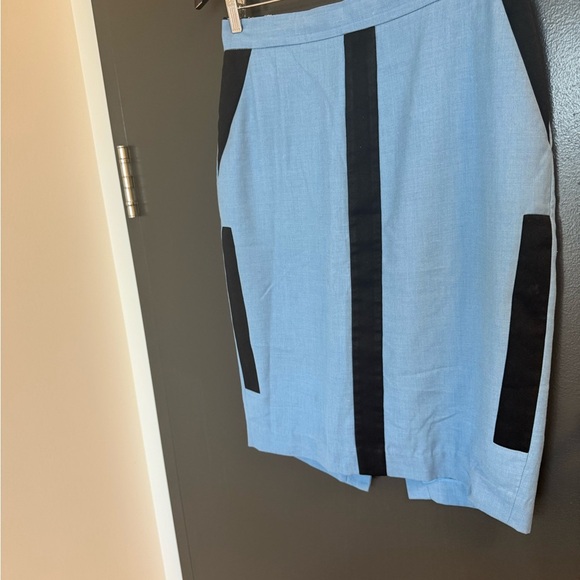 By Malene Birger size 40 (8-10) Blue and Black Pencil Skirt good condition - Picture 2 of 14